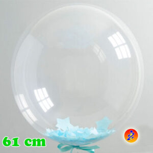 Bubble 24 pollici bobo balloon offerta 1 pezzo in pvc per gonfiaggio a elio o aria copia