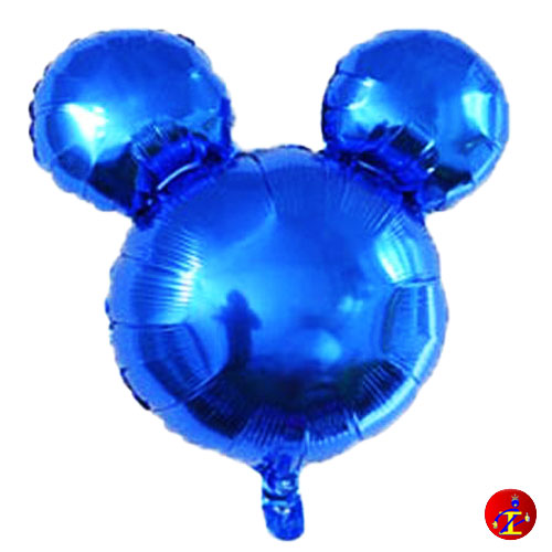 Palloncino Topolino Mickey Mouse Celeste 18/45cm in Mylar