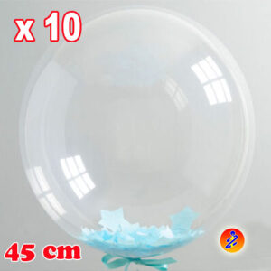 Bubble 18 pollici bobo balloon offerta 10 pezzi in pvc per gonfiaggio a elio o aria copia