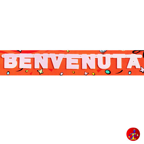 FESTONE BENVENUTA – nascita bimba – Palloncini On Line