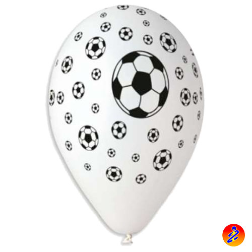 PALLONCINI 30cm STAMPA PALLONE CALCIO 12 20pz