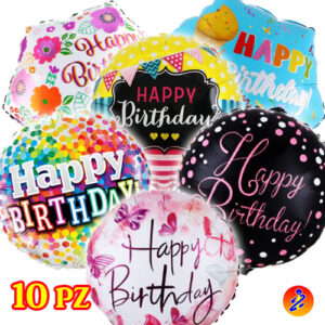 Palloncini a tema Happy birthday in offerta