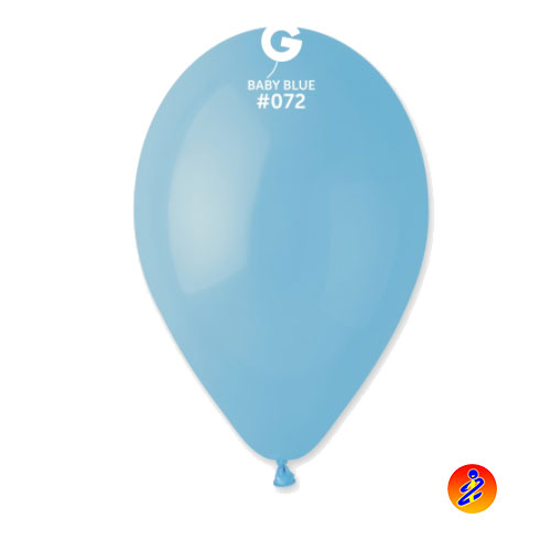 PALLONCINI 26cm CELESTE BABY 10 100pz