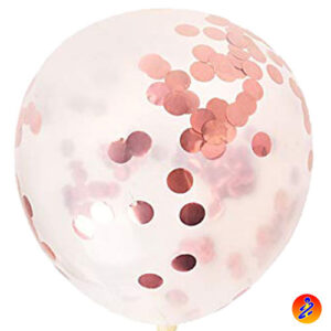 Palloncini con stelle di coriandoli (5pz)