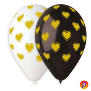 100 Palloncini Giallo 002 Pastello 11/25cm Palloncini a forma di Cuore