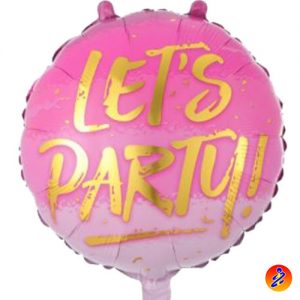 palloncino-mylar-let's-party-18-pollici