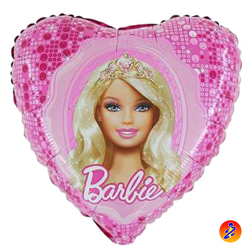 Palloncino mylar Barbie - 18 45cm