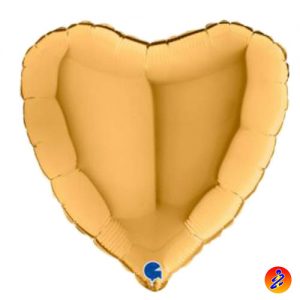 cuore oro palloncino mylar grabo