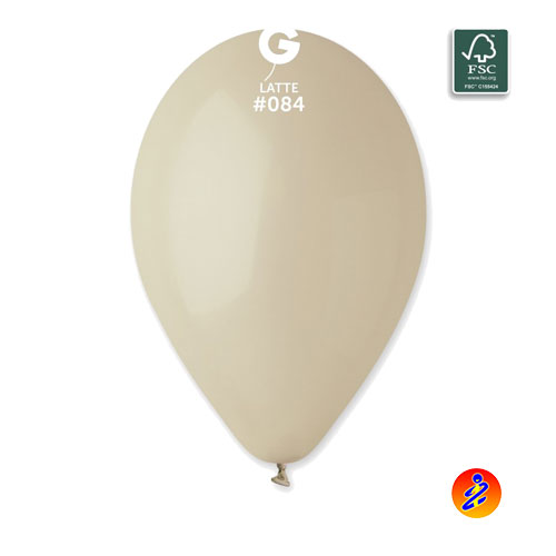 PALLONCINI 30CM - LATTE 12 100pz