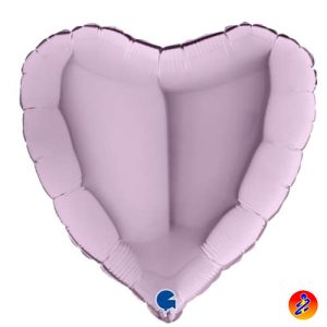 palloncino cuore lilla