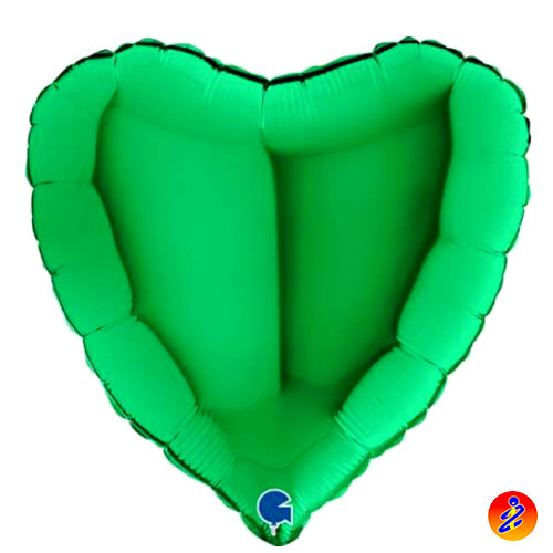 palloncino cuore verde