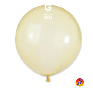 palloncino giallo trasparente