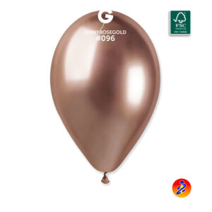 palloncini gemar shiny rosa gold