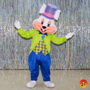 noleggio mascotte coniglio per eventi di pasqua e tema alice nel paese delle meraviglie