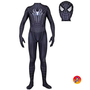 noleggio costume spiderman nero