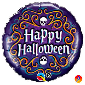 palloncino happy halloween viola