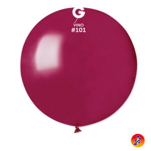 palloncino 19 pollici gemar color vino rosso scuro