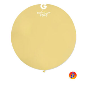 palloncino lattice gemar mostarda giallo baby 31 piollici gigante ideale per palloni ad elio pubblicitari o per composizioni organic con palloncini