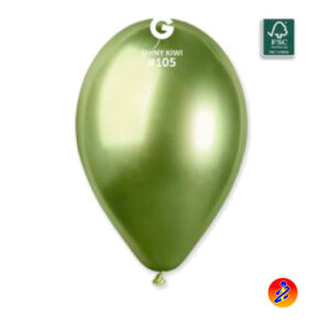 palloncino lattice gemar kiwi lucido cromato shiny chrome