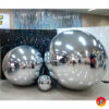 Sfere argento gigante diametro 200cm 150 cm e 50cm