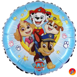 palloncino paw patrol. palloncini mylar Grabo 45cm 18 pollci dotato di valvola valvolato gonfiabile ad aria e a elio